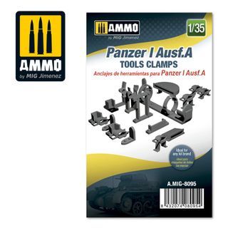 Ammo 1:35 Panzer I Ausf.A Tools Clamps