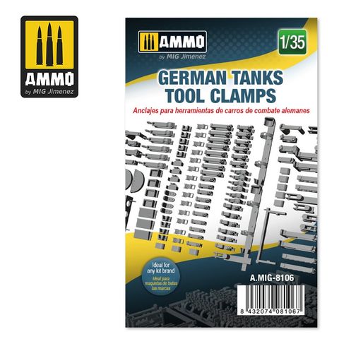 Ammo 1:35 German Tanks Tool Clamps
