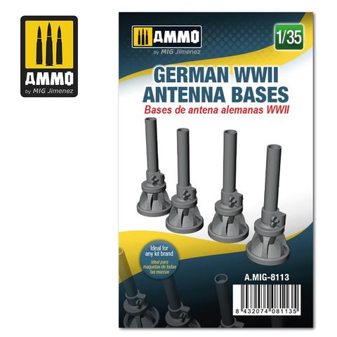Ammo 1:35 German WWII Antenna Bases