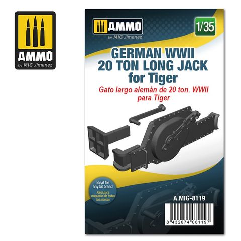 Ammo 1:35 German WWII 20 ton Long Jack for Tiger