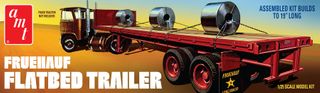 AMT 1:25 Fruehauf Flatbed Trailer