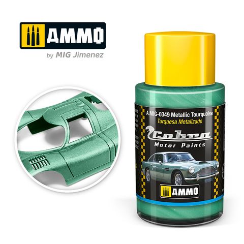 Ammo Cobra Motor Metallic Tourquoise 30ml
