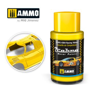 Ammo Cobra Motor Racing Yellow 30ml