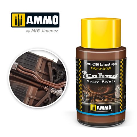 Ammo Cobra Motor Exhaust pipes 30ml