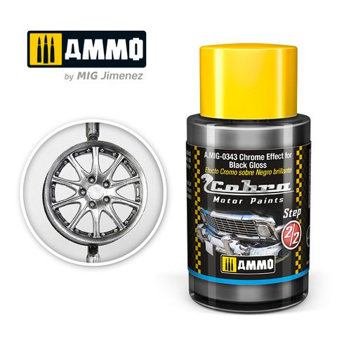 Ammo Cobra Motor Chrome Effect for BlackGloss 30ml