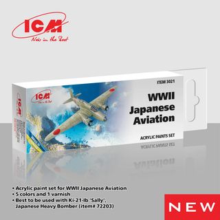 ICM Paint Set Japanese Military(1939-42)