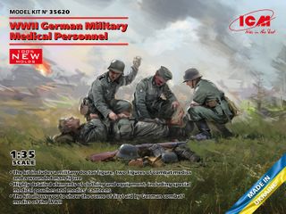 ICM 1:35 WWII German Military Medical Personnel