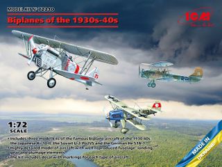 ICM 1:72 Biplanes of the 1930s and 40s (He-51A, Ki-10-II, U-2/Po-2VS)