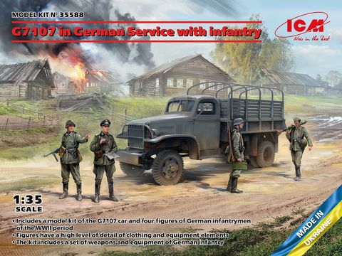 ICM 1:35 G7107 in German Service with infantry