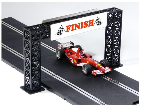 Bachmann Start/Finish Bridge 1:32 Scalesuit 2 lane Slot Car Track
