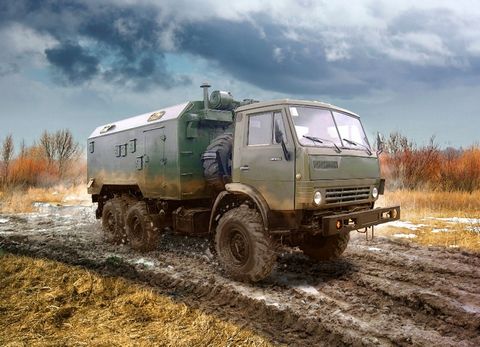 ICM 1:35 Soviet Six-Wheel Army Truck with Shelter