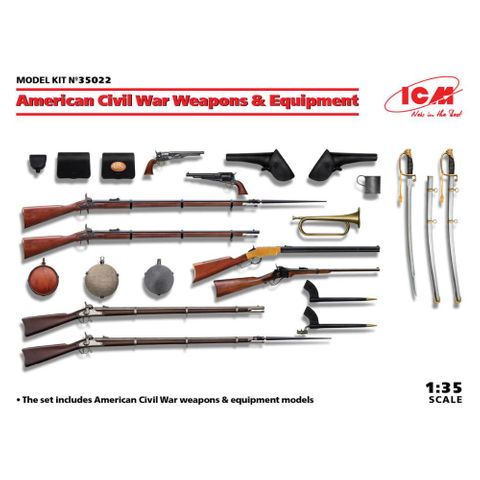 ICM 1:35 US Civil War Weapons & Equipment