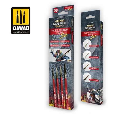 Ammo Wargaming Universe-Marta Kolinsky Figures Brush Set