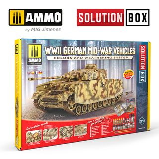 Ammo Solution Box 19 WWII German Mid-War Vehicles