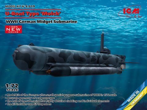 ICM 1:72 U-Boat Type 'Molch'