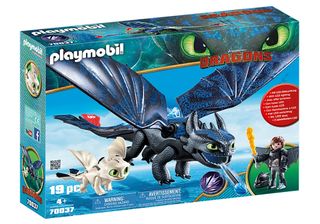 Playmobil Dragons Hiccup and Toothlesswith Baby