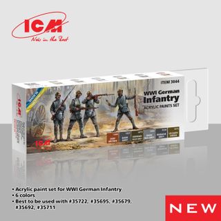 ICM Paint Set for WWI German Infantry