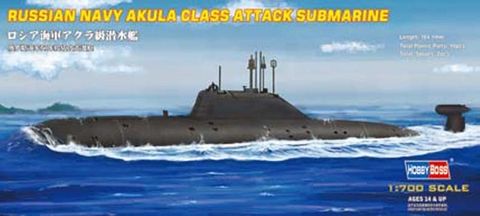 Hobbyboss 1:700 Russia Navy Akula ClassAttack Submarine