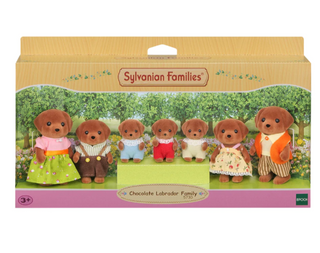 Sylvanian Families Chocolate Labrador Family