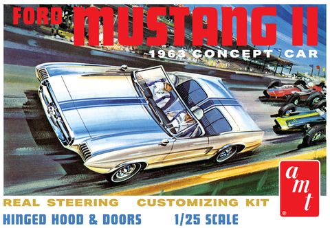 AMT 1:25 1963 Ford Mustang II Concept Car