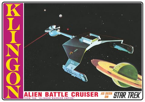AMT 1:650 Star Trek Klingon Battle Cruiser Original Series