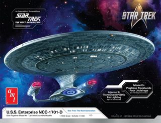 AMT 1:1400 Star Trek USS Enterprise NCC1701 D Next Generation