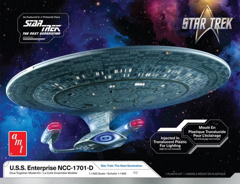 AMT 1:1400 Star Trek USS Enterprise NCC1701 D Next Generation