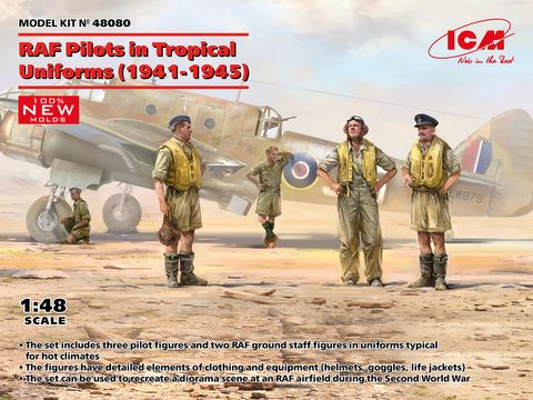 ICM 1:48 RAF Pilots Tropical (1941-45)