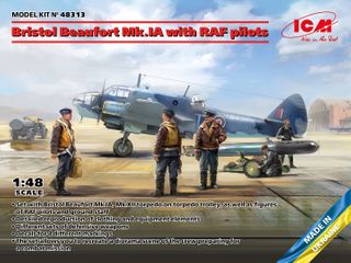 ICM 1:48 Bristol Beaufort Mk IA with RAF-Pilots