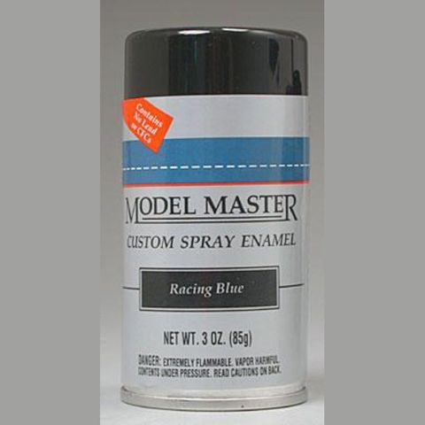 Model Master Racing Blue Enamel 85Gm Spray