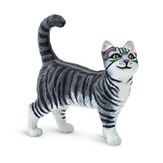 Safari Ltd Gray Tabby Cat