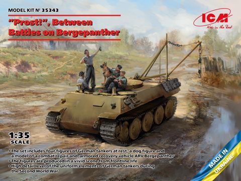 ICM 1:35 Prost Between Battles on Bergepanther