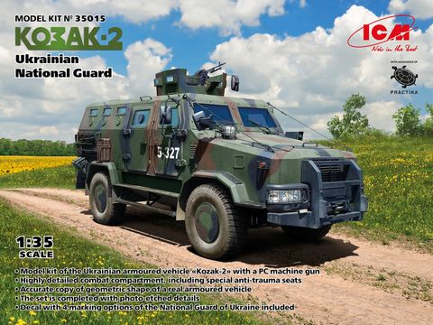 ICM 1:35  'Kozak-2' Ukrainian National Guard