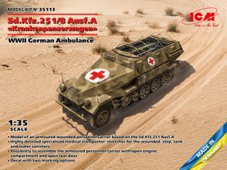 ICM 1:35 Sd.Kfz.251/8 Ausf.A Krankenpanzerwagen