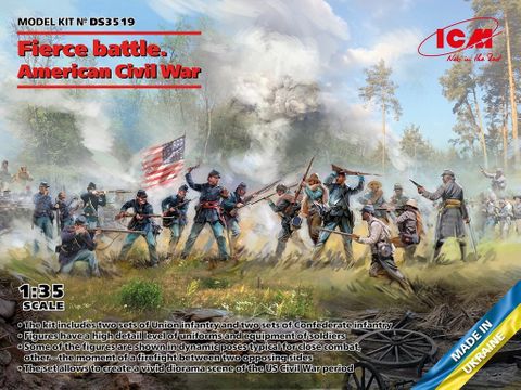 ICM 1:35 Fierce battle. American Civil War