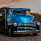 Redcat 1:10 EP 1953 Chevy Cab Over Custom Hauler Blue