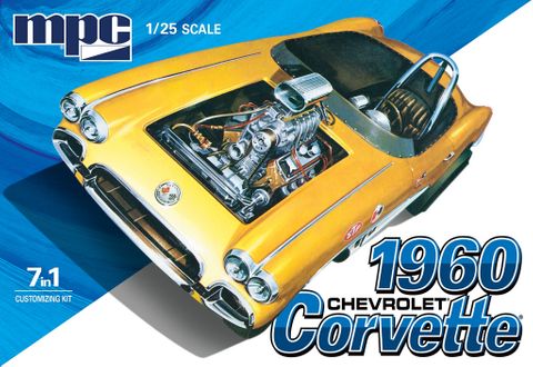 MPC 1:25 1960 Chevy Corvette 7 in 1