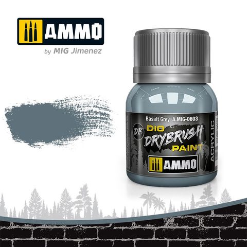 Ammo Drybrush Basalt Grey 40ml