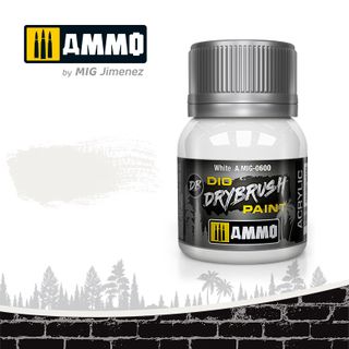 Ammo Drybrush White 40ml