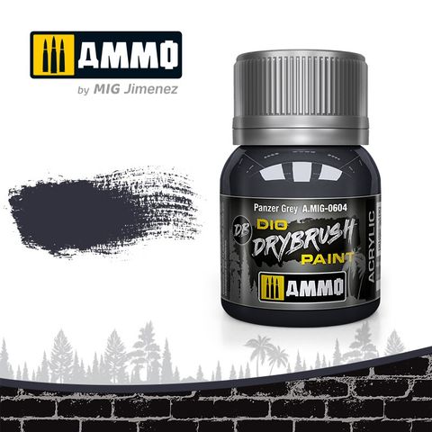 Ammo Drybrush Panzer Grey 40ml