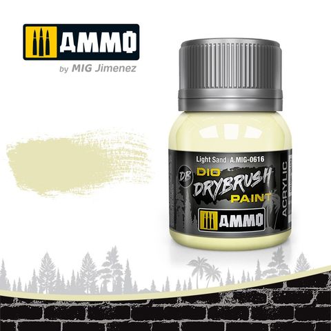 Ammo Drybrush Light Sand 40ml