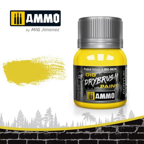 Ammo Drybrush Faded Yellow 40ml