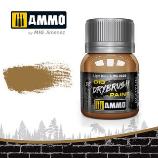 Ammo Drybrush Light Brick 40ml