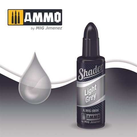 Ammo Shader Light Grey 10ml
