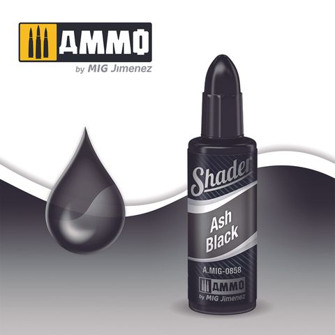 Ammo Shader Ash Black 10ml