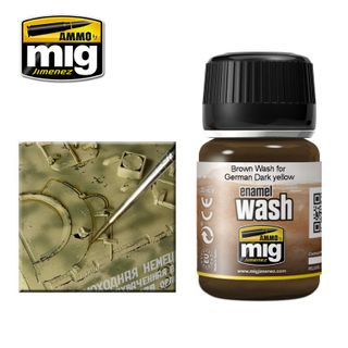 Ammo Brown Wash For German Dark Yellow Wash 35ml
