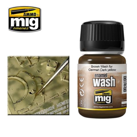 Ammo Brown Wash For German Dark Yellow Wash 35ml