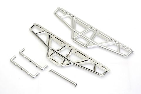 Cen Racing 210WB Chrome Chassis Plate Set