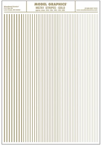 Woodland Scenics Stripes Gold Dt