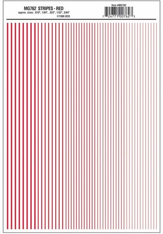 Woodland Scenics Stripes Red Dt